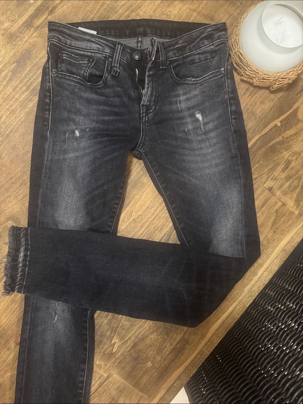 Women’s Slim Fit Washed Black Jeans